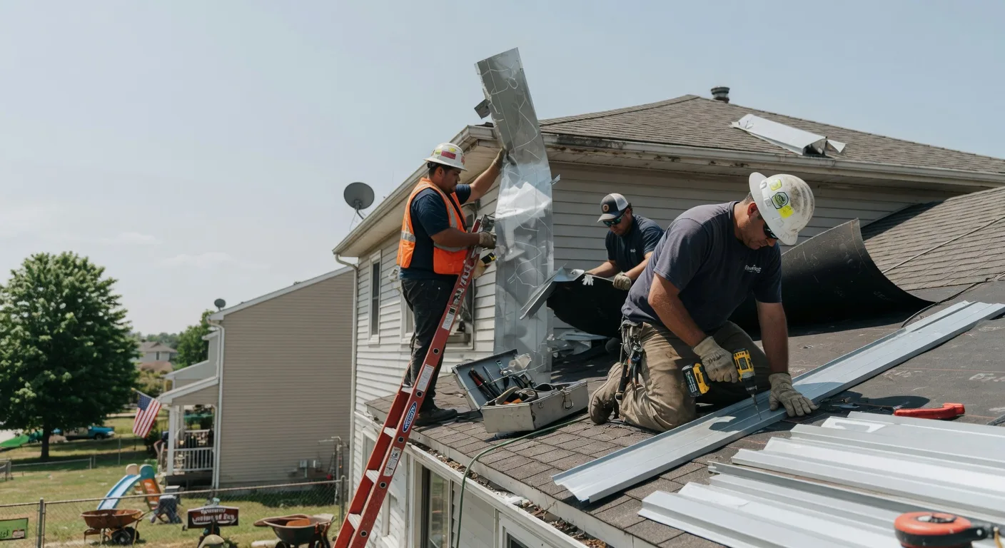 Storm Damage Metal Roof Repair in Rosenhayn, NJ